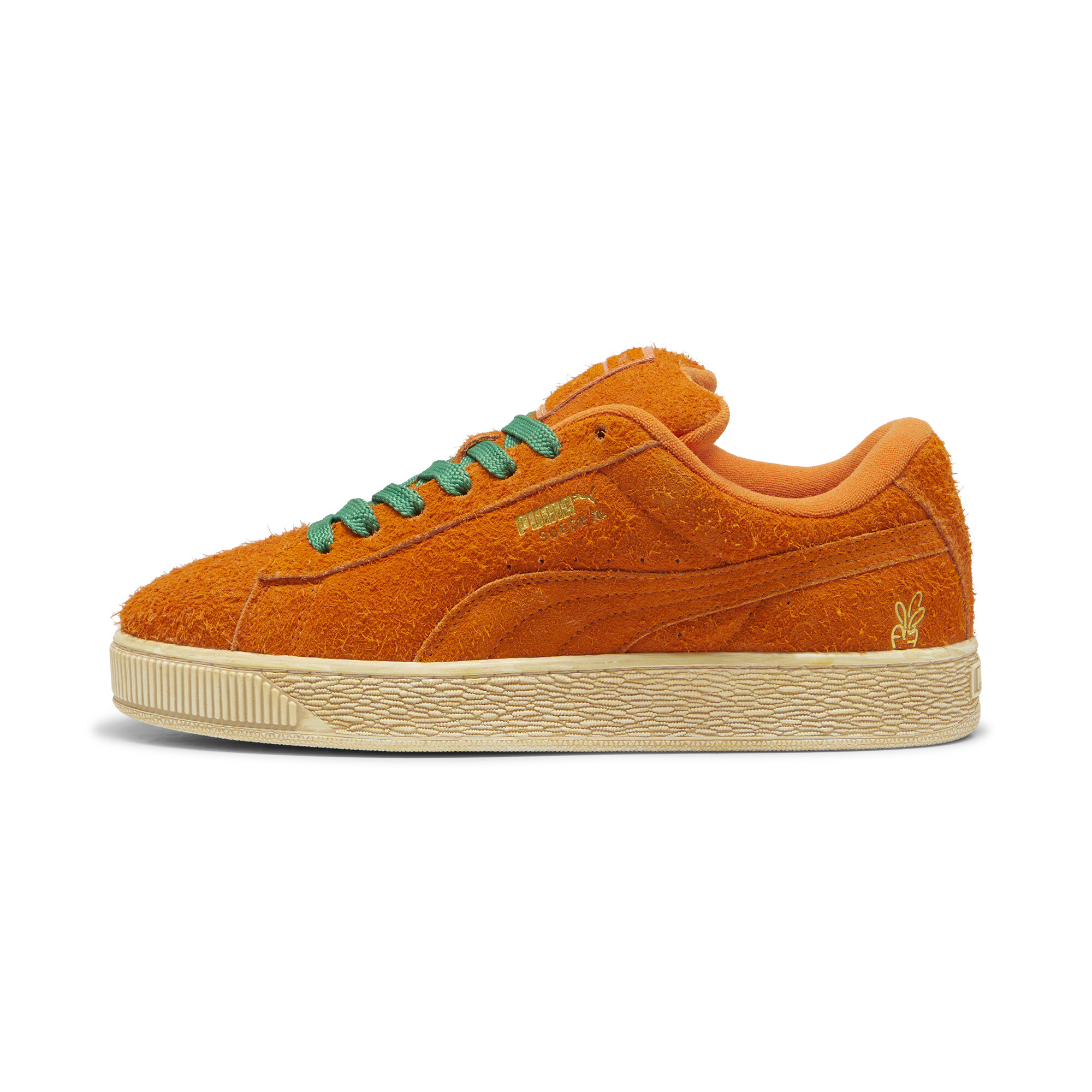 Puma Suede XL CARROTS Sneakers Schuhe | Mit Plain | Rickie Orange/Warm White | Größe: 41