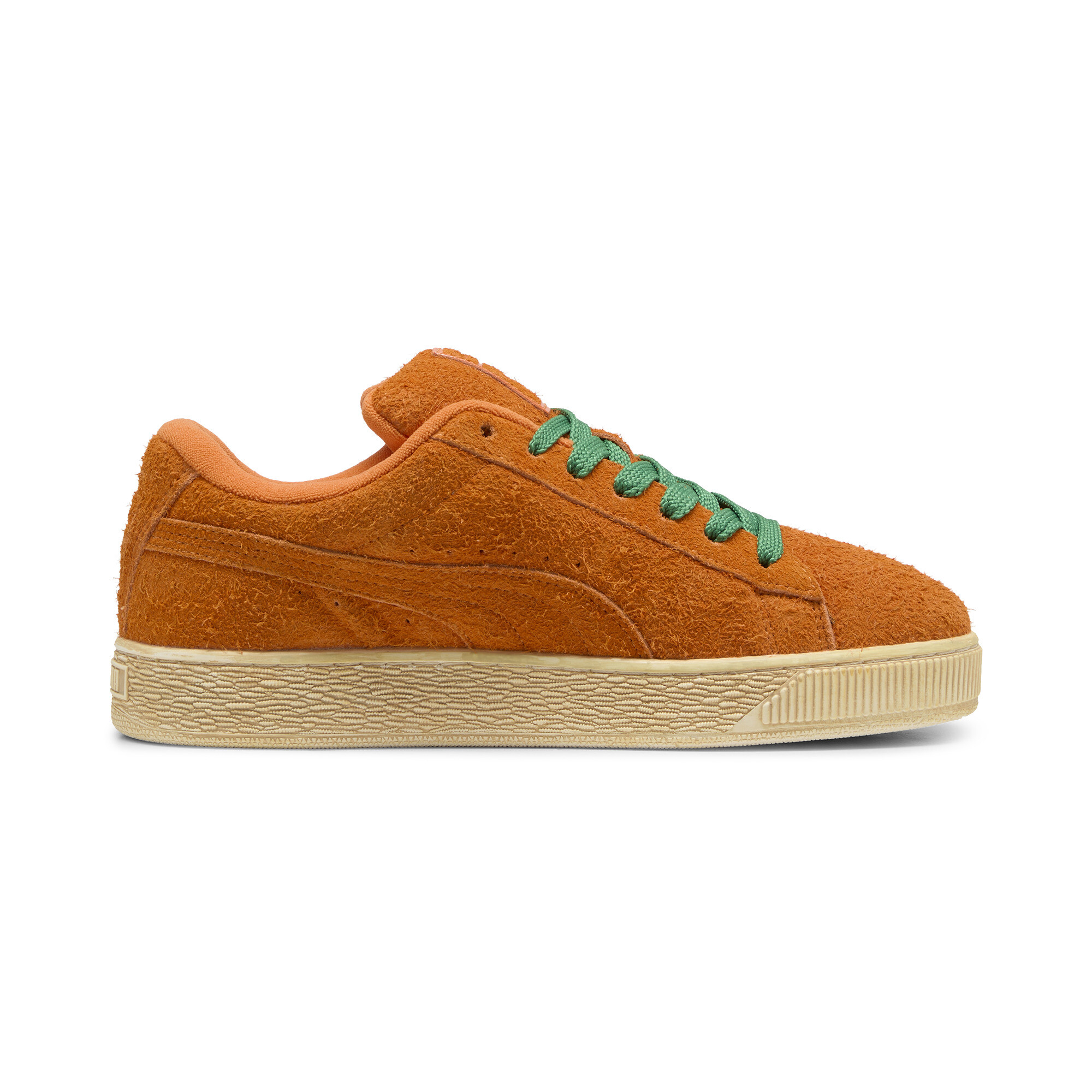 Kids' PUMA Suede XL CARROTS Sneakers In Orange, Size EU 42