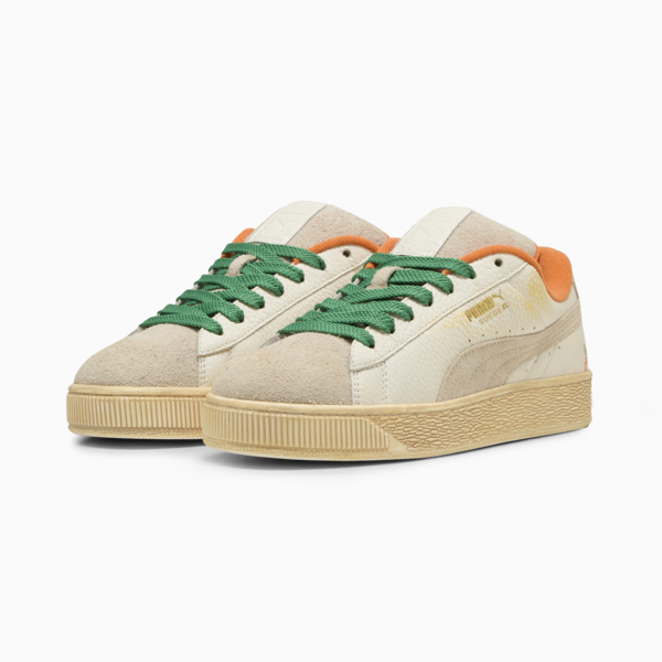 Suede XL CARROTS 2 Sneakers, Warm White-Rickie Orange, large-ZAF
