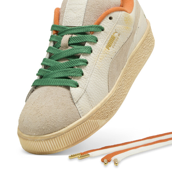 Suede XL CARROTS 2 Sneakers, Warm White-Rickie Orange, large-ZAF