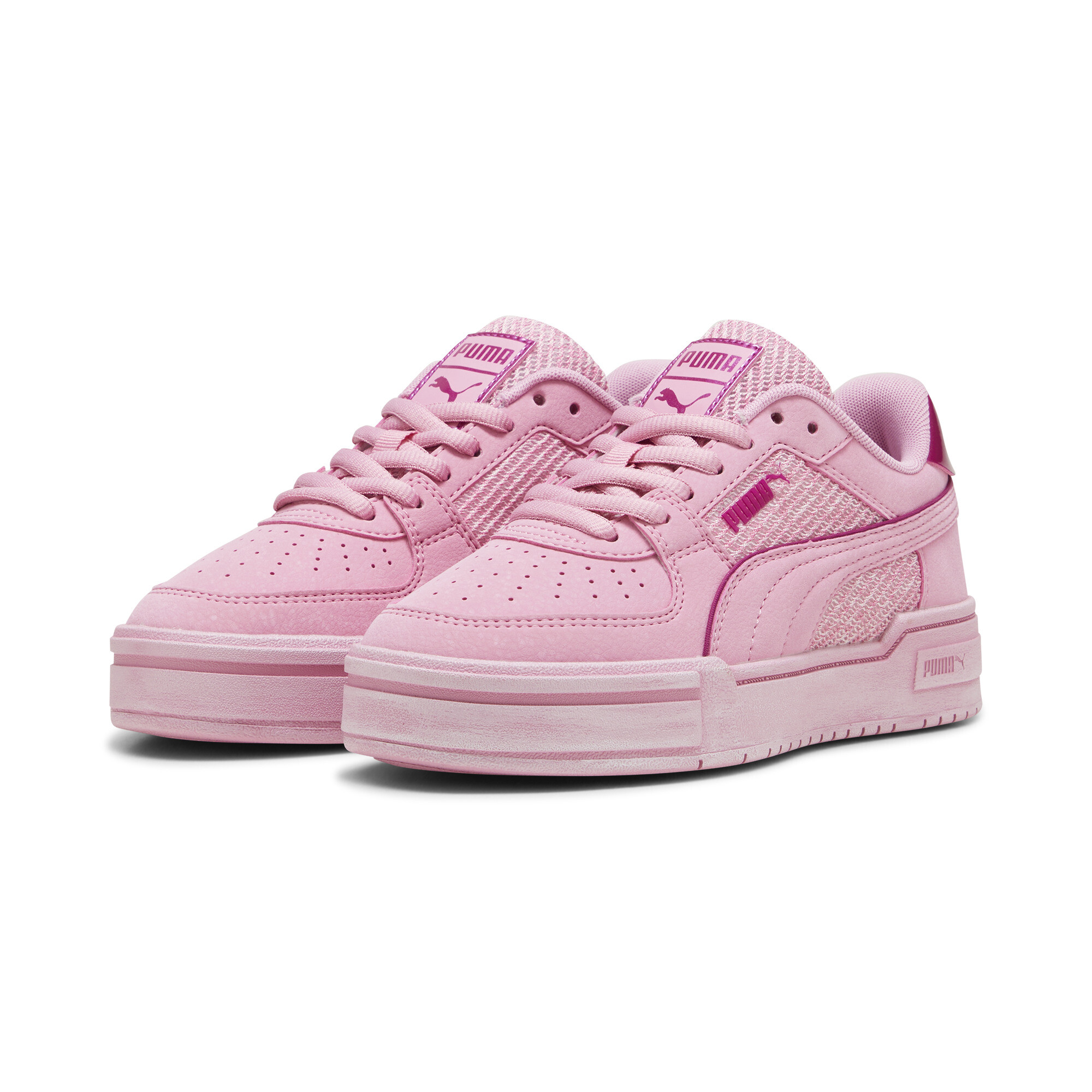 Puma CA Pro Mystery Garden Sneakers Youth, Pink, Size 35.5, Shoes