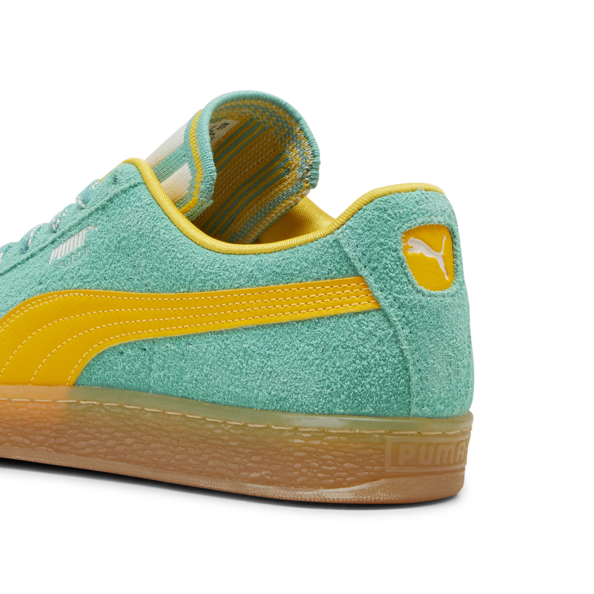 Kids' PUMA Suede Supertifo Sneakers In Green, Size EU 44.5