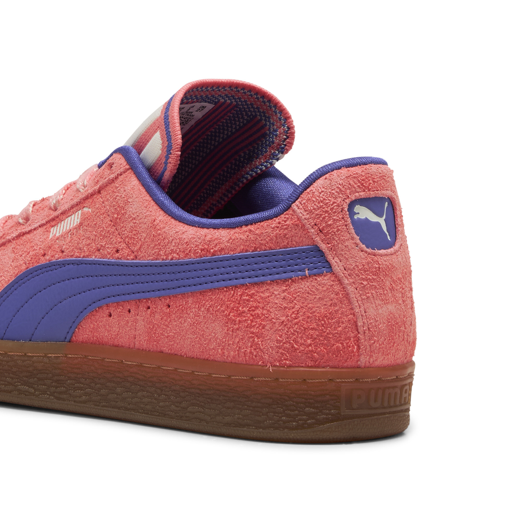 Kids' PUMA Suede Supertifo Sneakers In Pink, Size EU 43