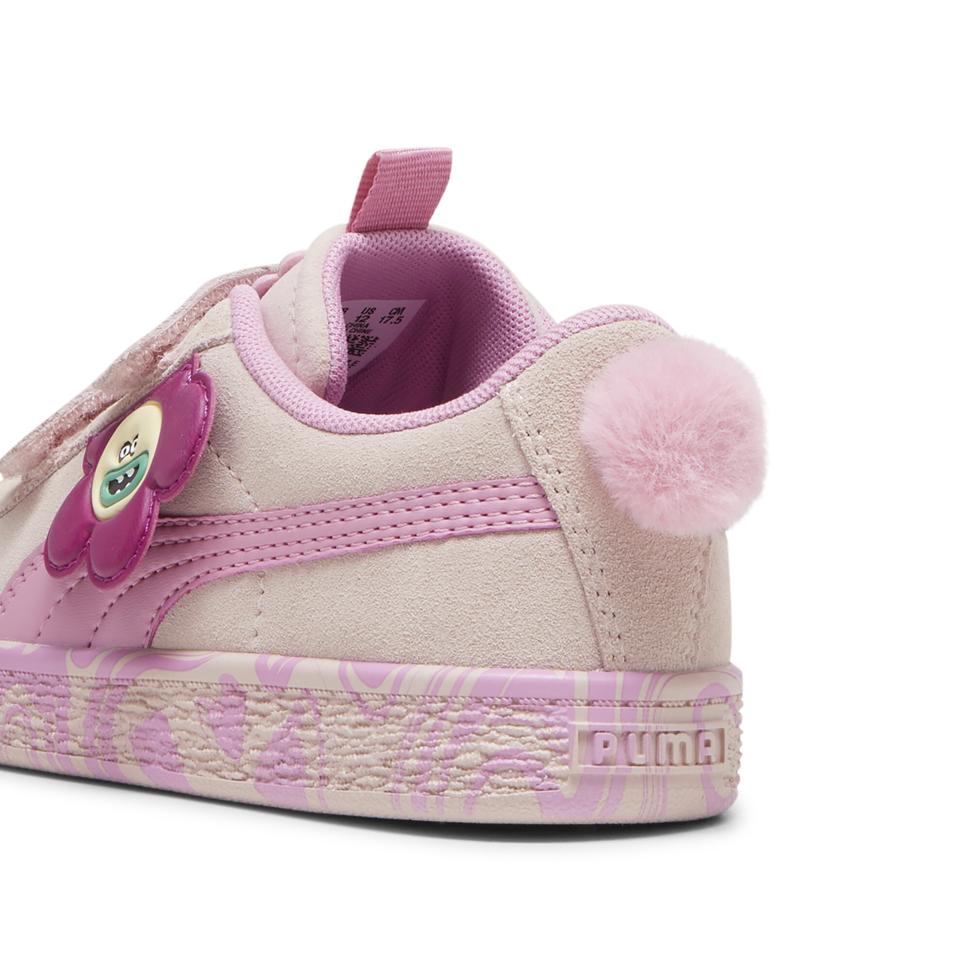 PUMA X TROLLS Suede Classic Sneakers Kids In Pink, Size EU 32.5