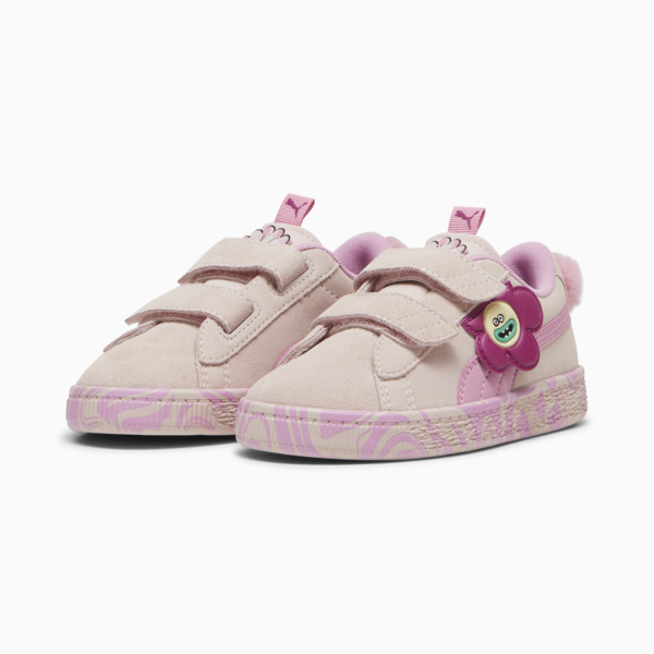 PUMA x TROLLS Suede Classic Sneakers Kids, Mauve Mist-Mauved Out, large-ZAF