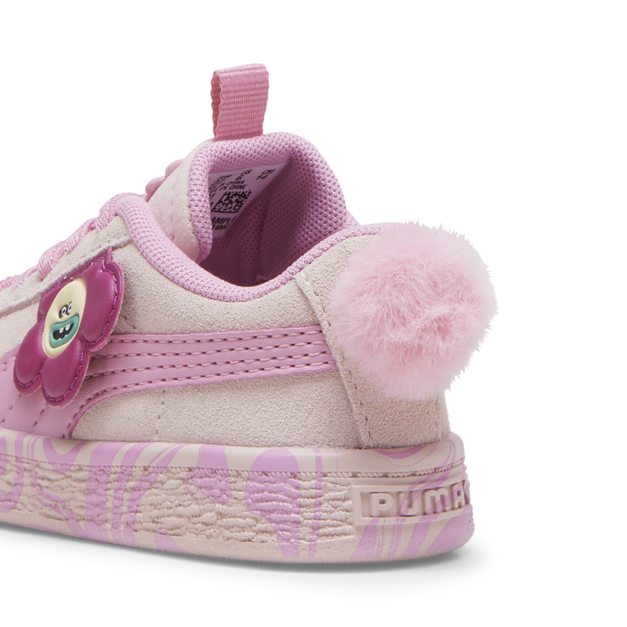 Kids' PUMA X TROLLS Suede Classic Sneakers Toddler In Pink, Size EU 23