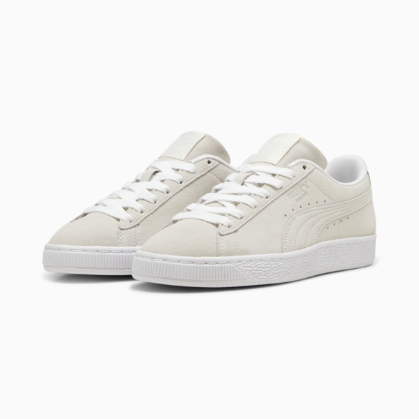 Suede Classic Glow-Up Sneakers Women, Vapor Gray-PUMA White, large-MEX
