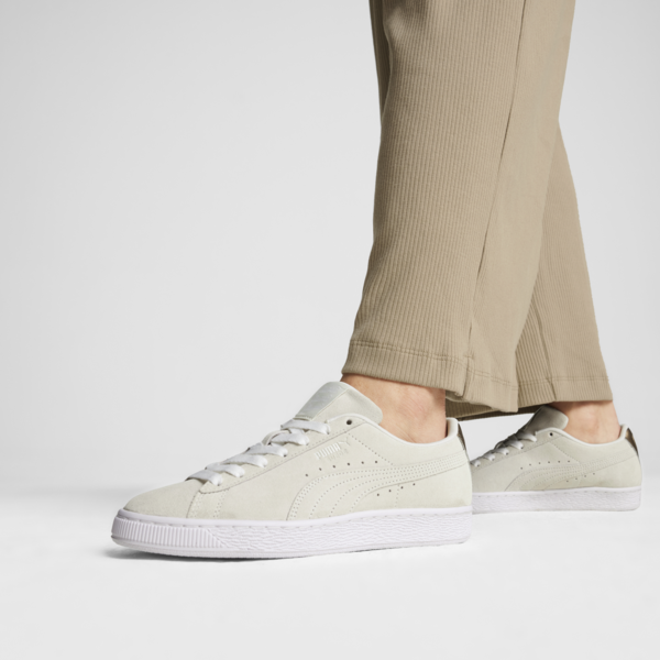 Suede Classic Glow-Up Sneakers Women, Vapor Gray-PUMA White, large-MEX