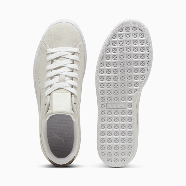 Suede Classic Glow-Up Sneakers Women, Vapor Gray-PUMA White, large-MEX