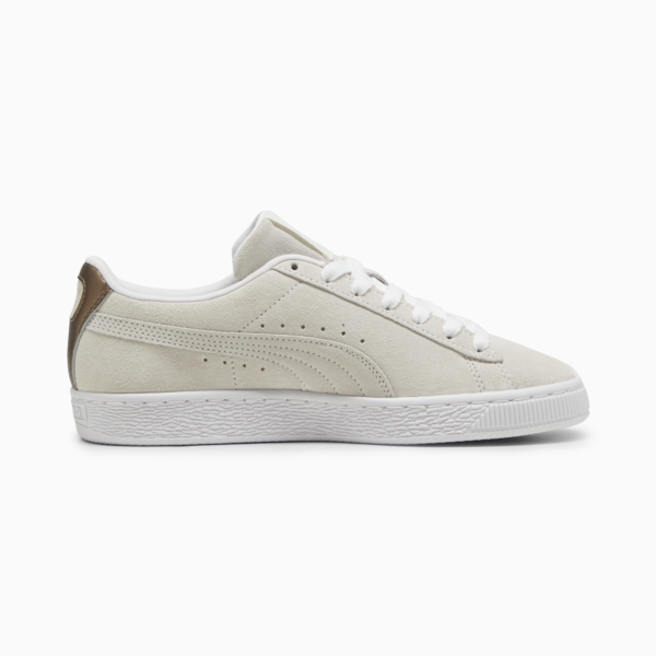 Suede Classic Glow-Up Sneakers Women, Vapor Gray-PUMA White, large-MEX