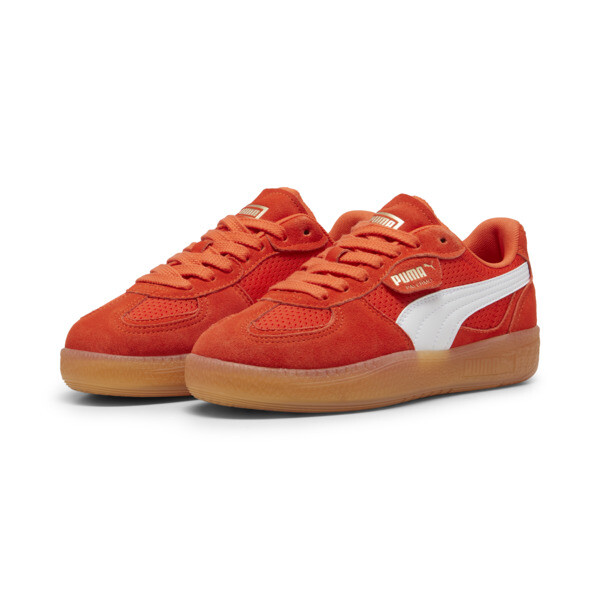 Ladies red puma trainers best sale