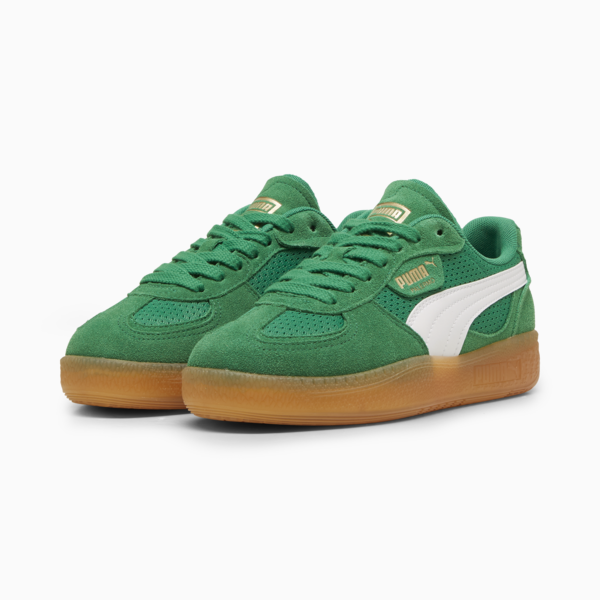 Palermo Moda Vintage Sneakers Women, Archive Green-Gum, large-MEX