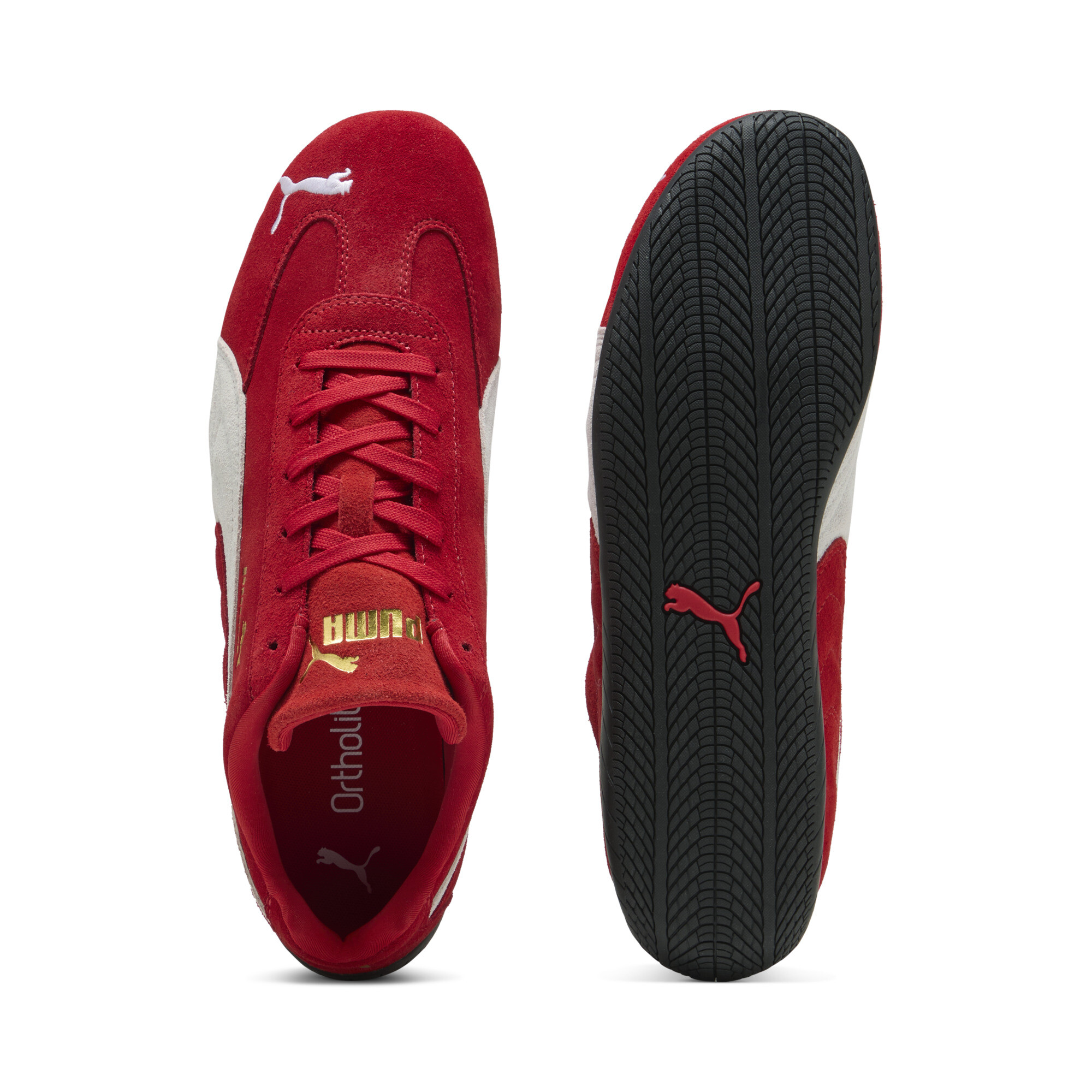 PUMA Speedcat OG uniseks sneakers, Rood/Wit, Maat 37 thumbnail 5