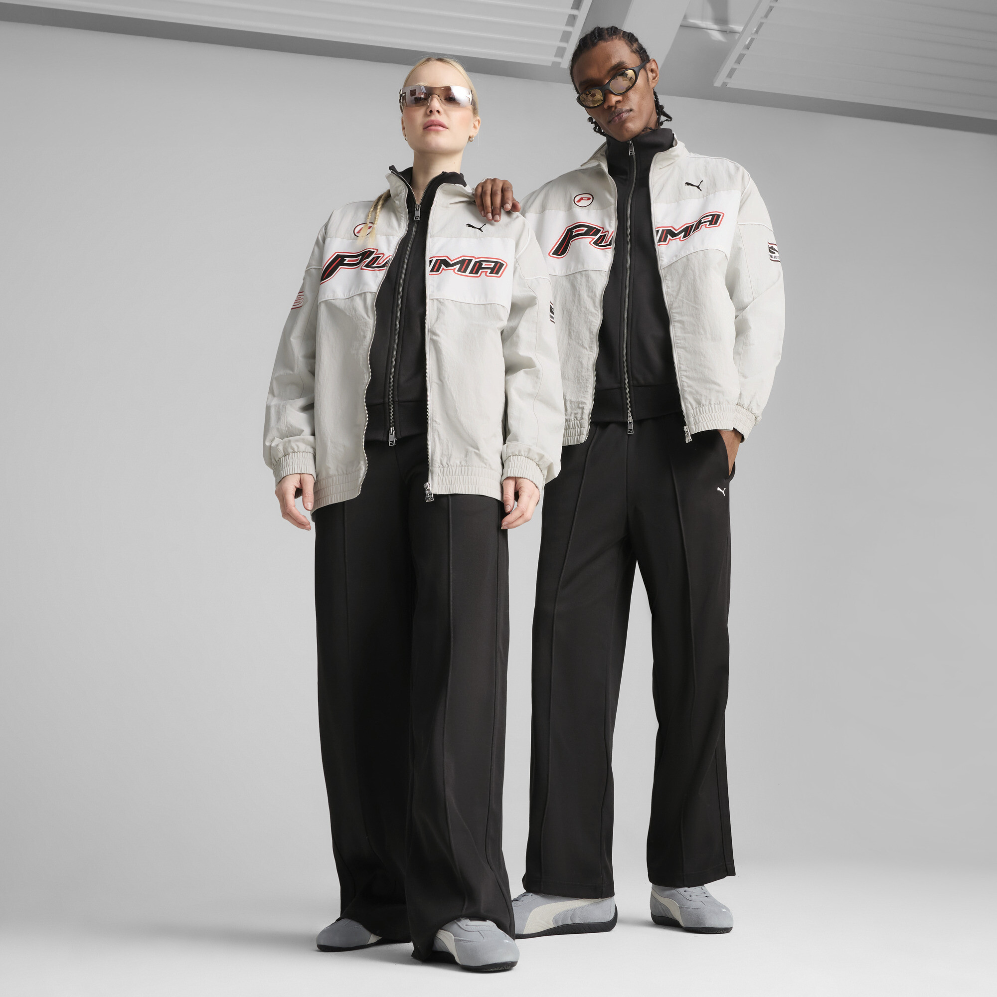 PUMA Speedcat OG uniseks sneakers, Grijs/Wit, Maat 36 thumbnail 7