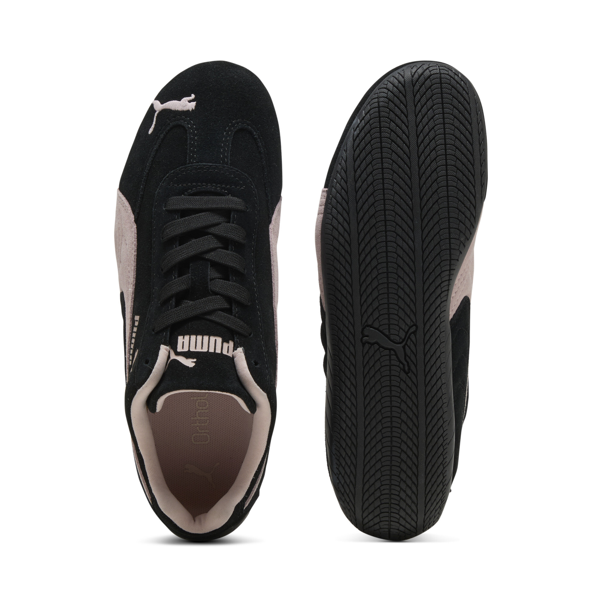 PUMA Speedcat OG uniseks sneakers, Zwart, Maat 42 thumbnail 4