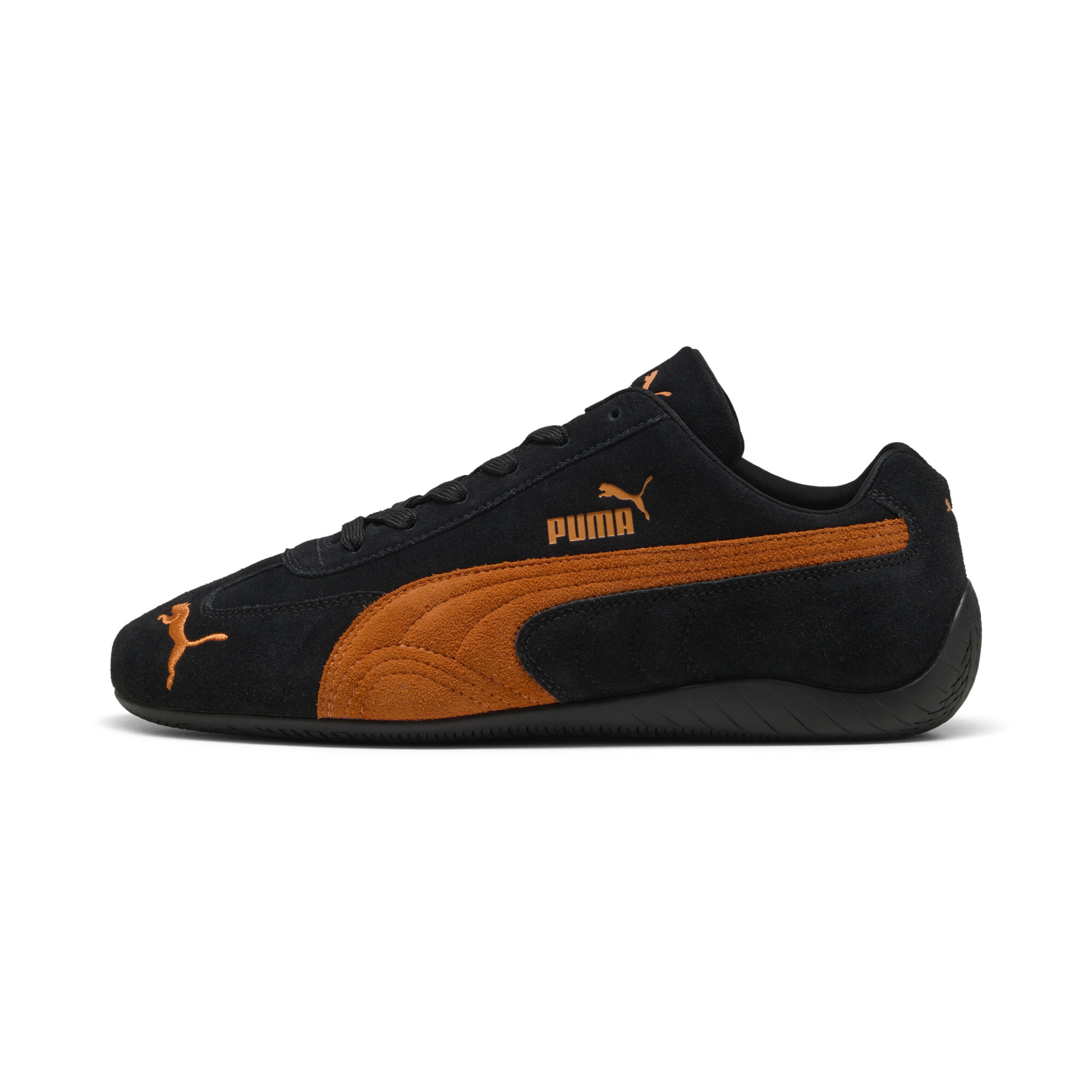 Puma Speedcat OG Sneakers Unisex Schuhe | Mit Plain | Black/Rickie Orange | Größe: 36