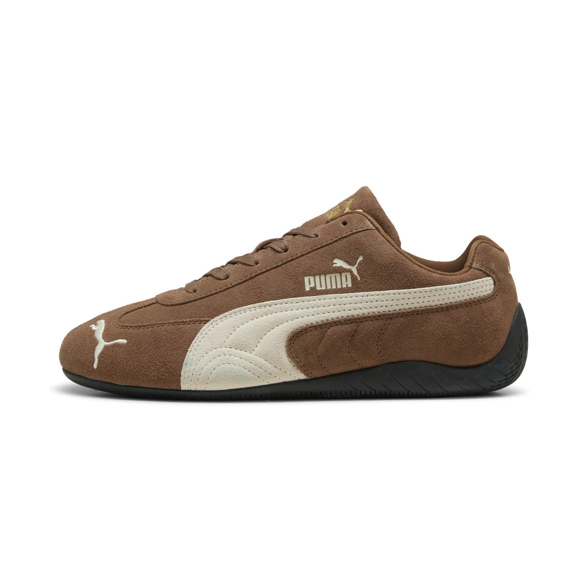 Puma Speedcat Archive Brown Sneakers With Side Logo In Suede Unisex In Brown