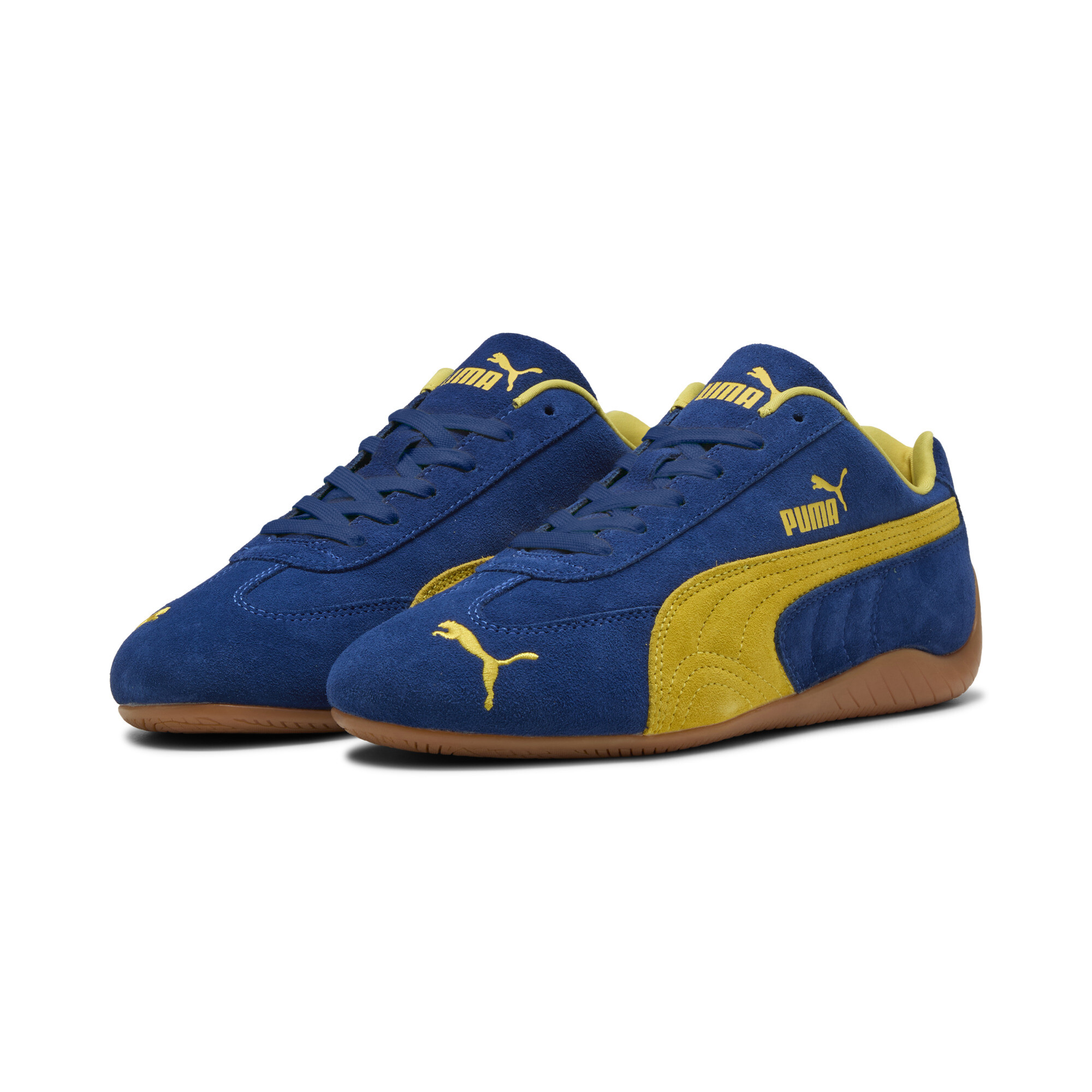 PUMA Speedcat OG uniseks sneakers, Blauw/Geel, Maat 43 thumbnail 6