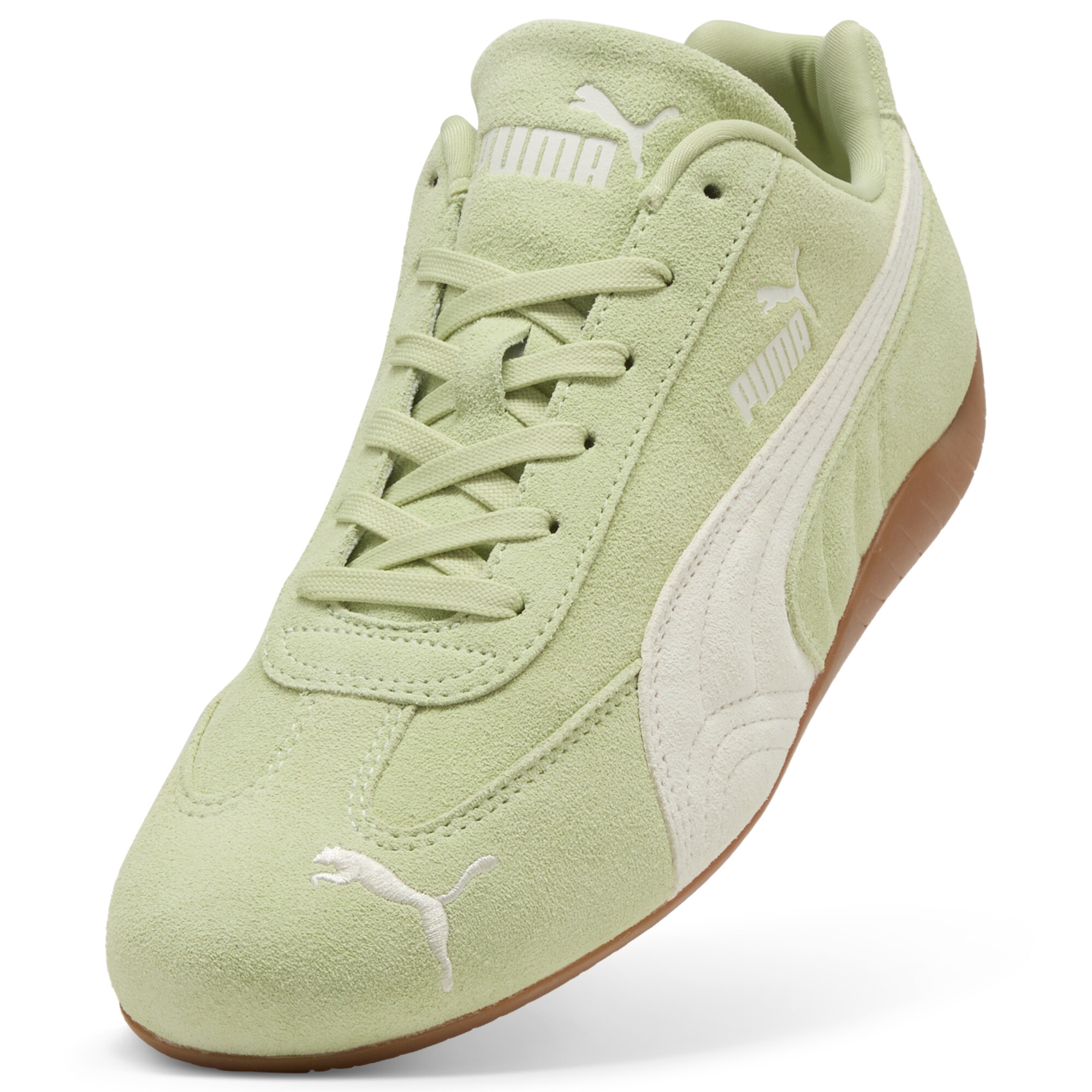 PUMA Speedcat OG uniseks sneakers, Groen/Wit, Maat 38,5 thumbnail 2