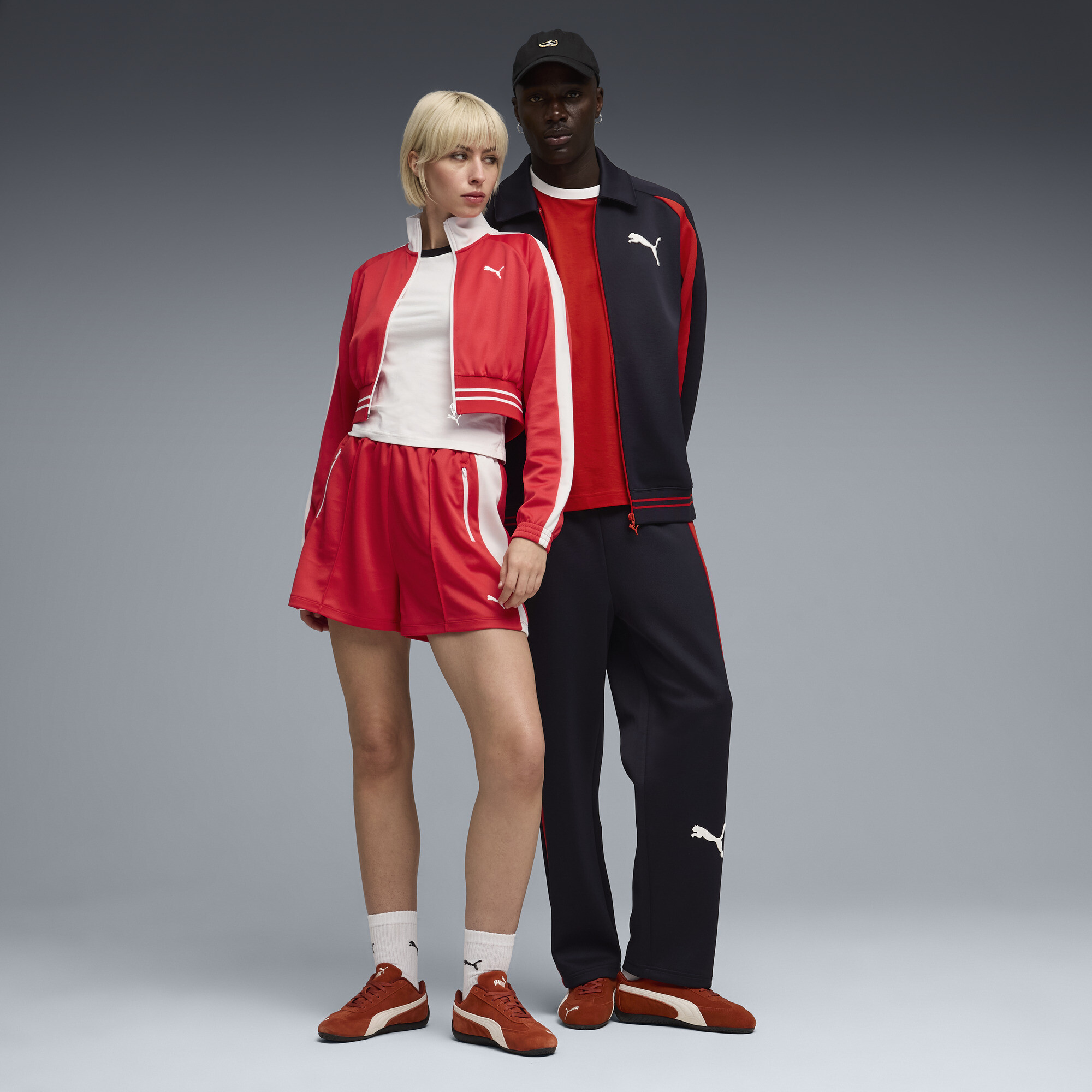 PUMA Speedcat OG uniseks sneakers, Zwart/Rood, Maat 42,5 thumbnail 7