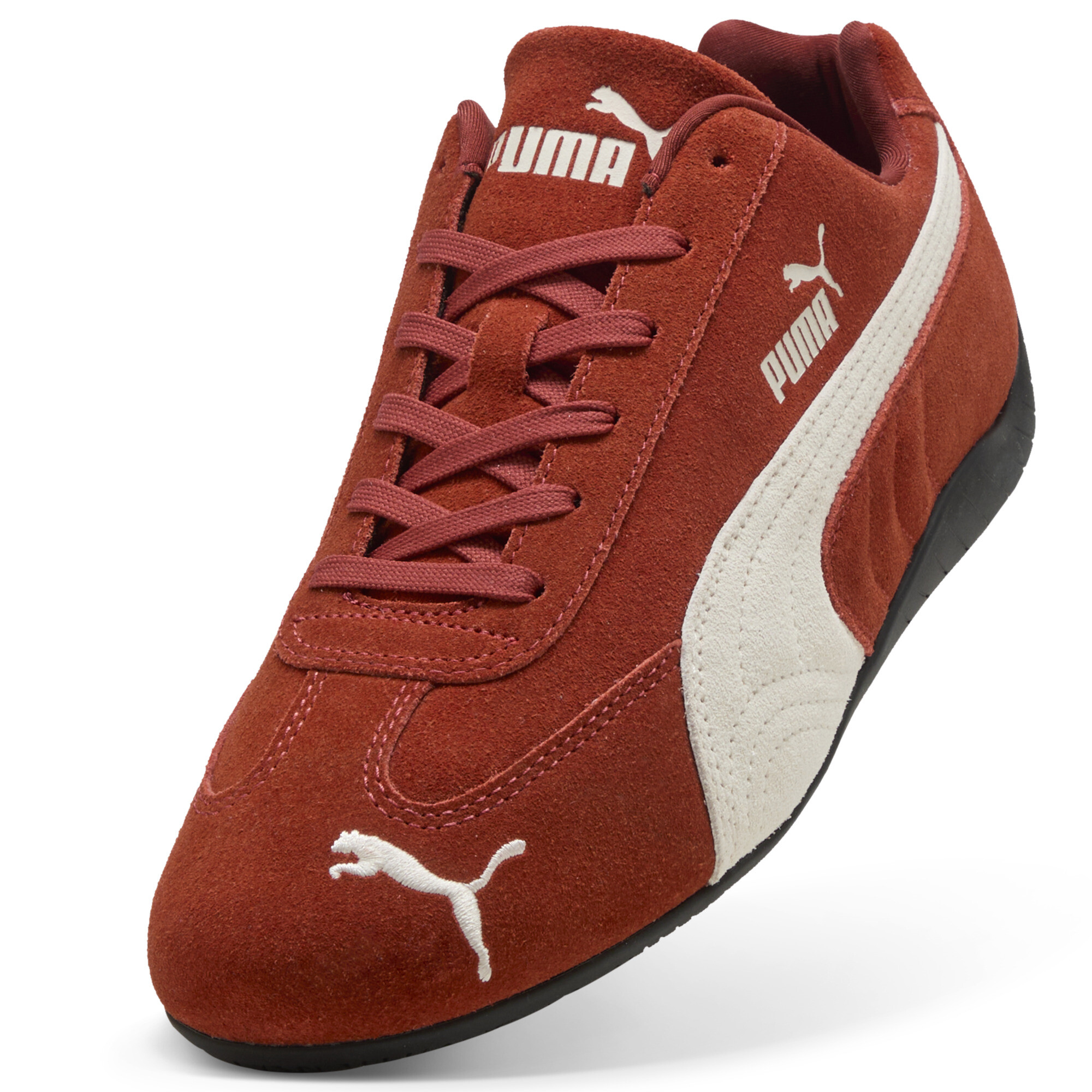PUMA Speedcat OG uniseks sneakers, Zwart/Rood, Maat 42,5 thumbnail 2