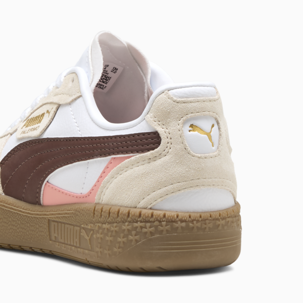 Tenis Palermo Moda juvenil, PUMA White-Chocotart, large-MEX