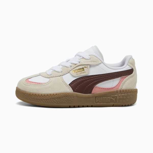 Palermo Moda Sneakers Kids, PUMA White-Chocotart, large-ZAF