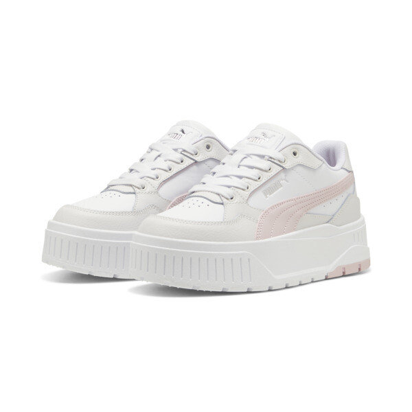 Karmen II IDOL Sneakers Youth, PUMA White-Mauve Mist-Feather Gray, large-ZAF