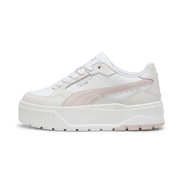 Karmen II IDOL Sneakers Youth, PUMA White-Mauve Mist-Feather Gray, swatch-ZAF