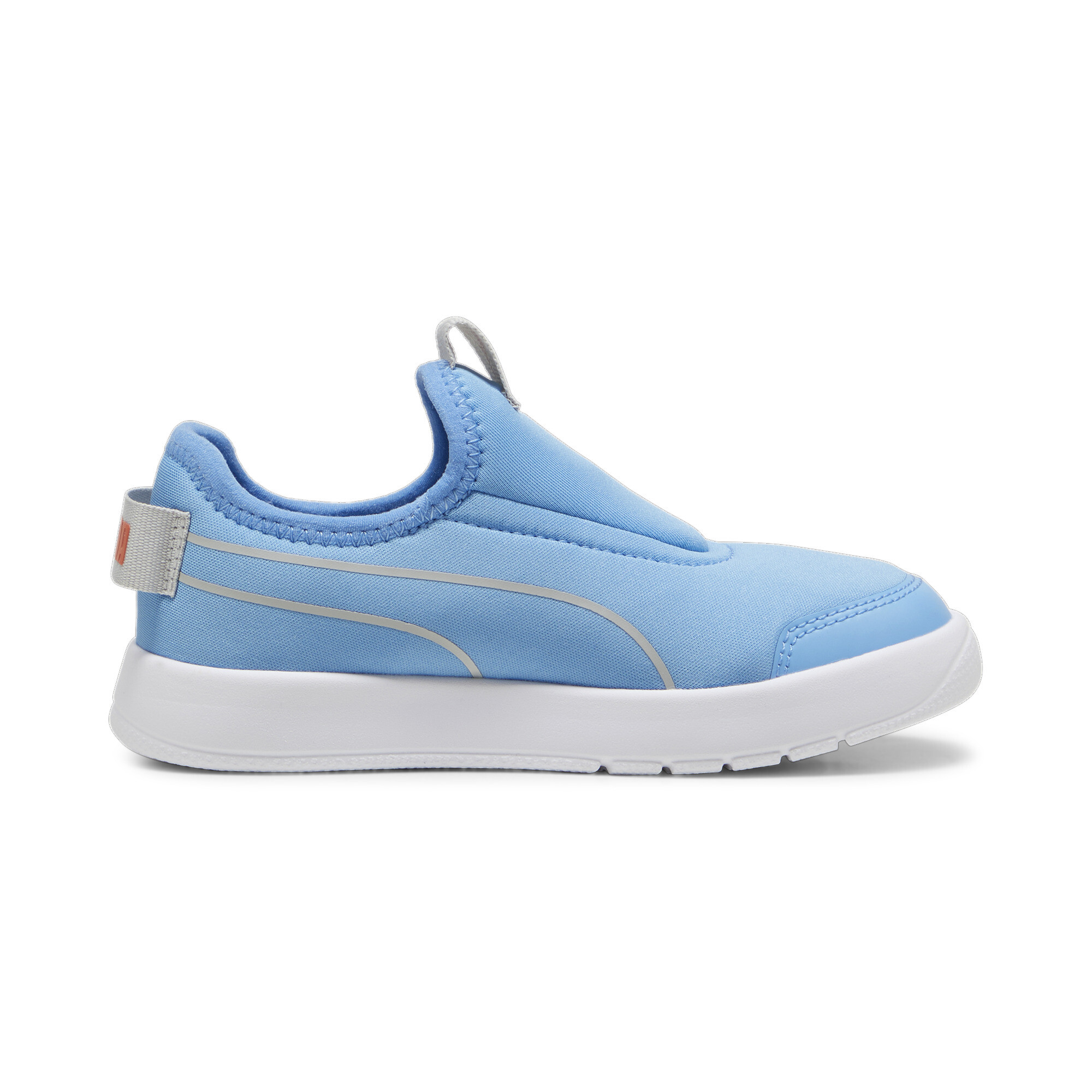 Puma Courtflex V3 Slip On Sneakers Kids, Blue, Size 27.5, Shoes