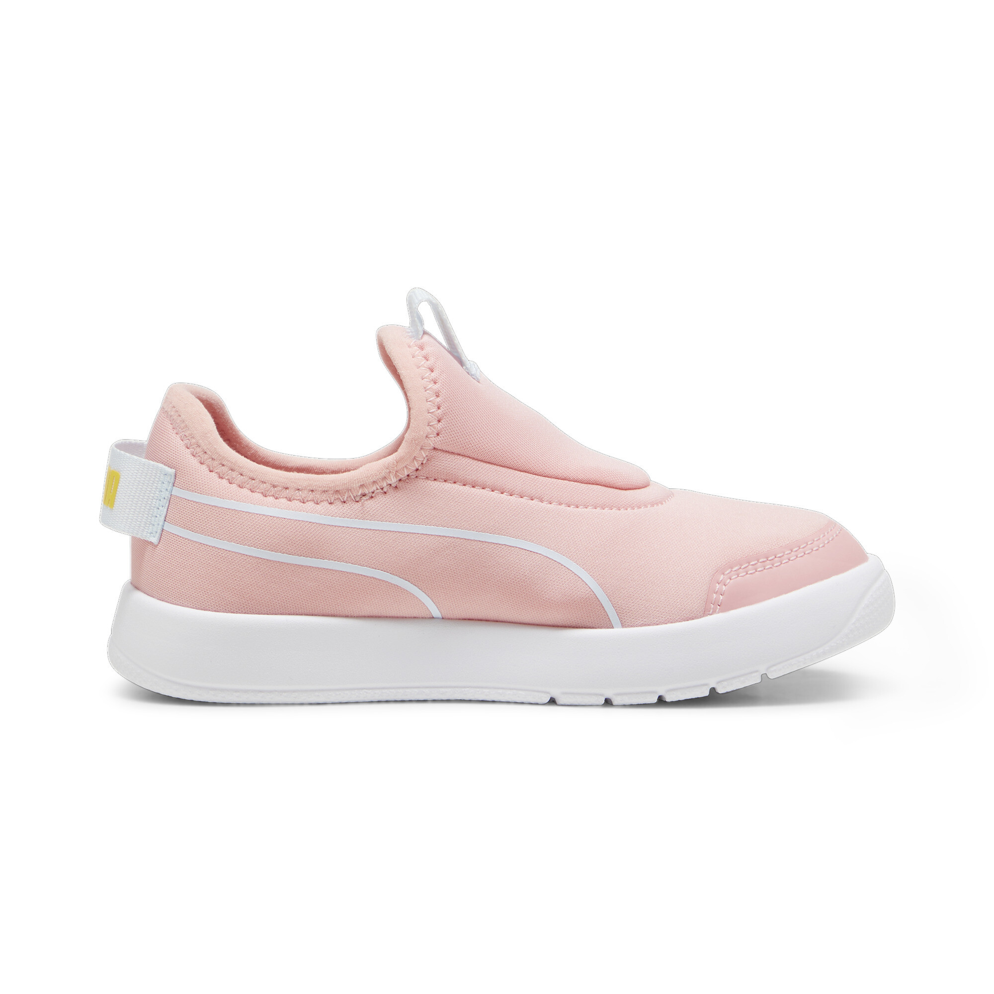 Puma Courtflex V3 Slip On Sneakers Kids, Pink, Size 31.5, Shoes