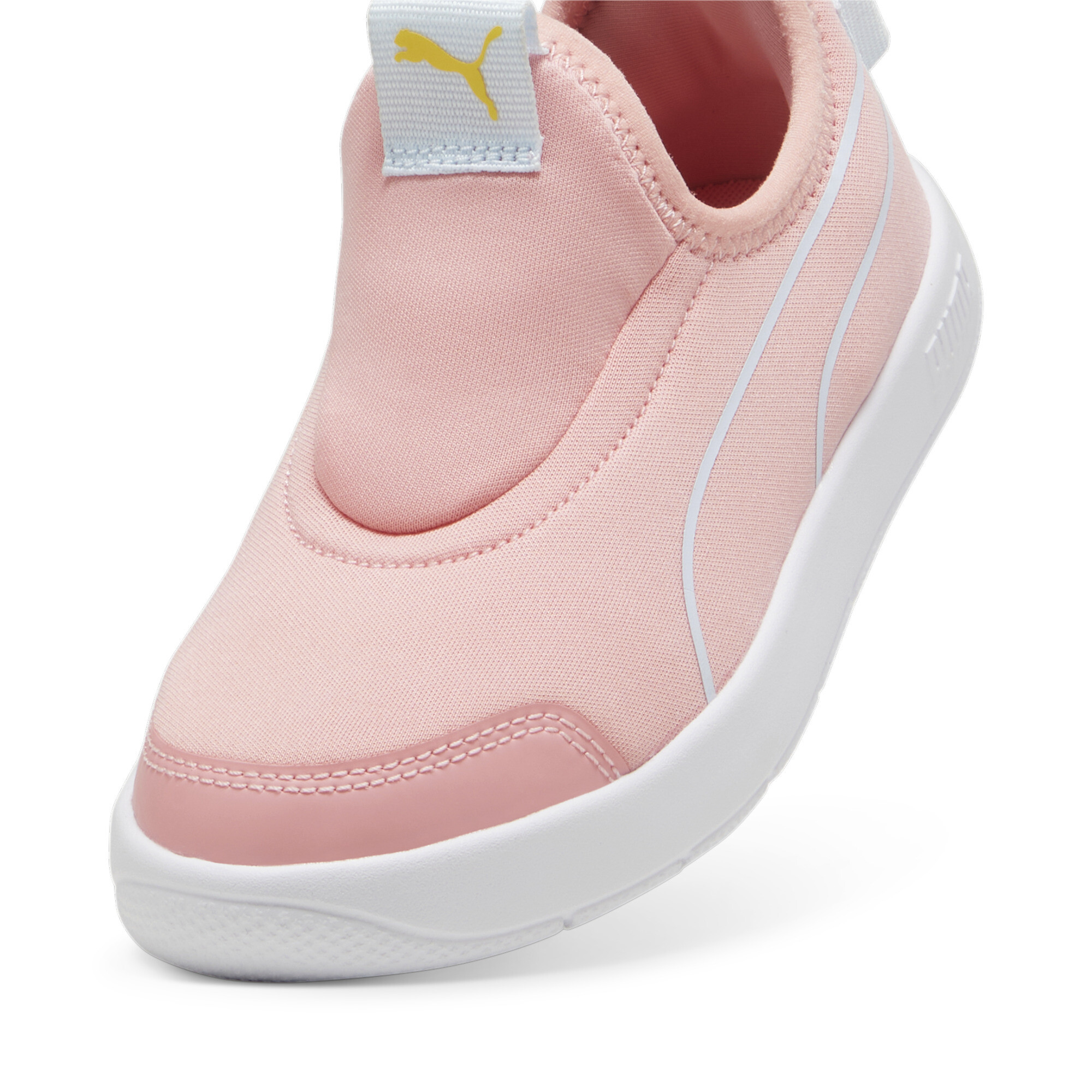 Puma Courtflex V3 Slip On Sneakers Kids, Pink, Size 31.5, Shoes