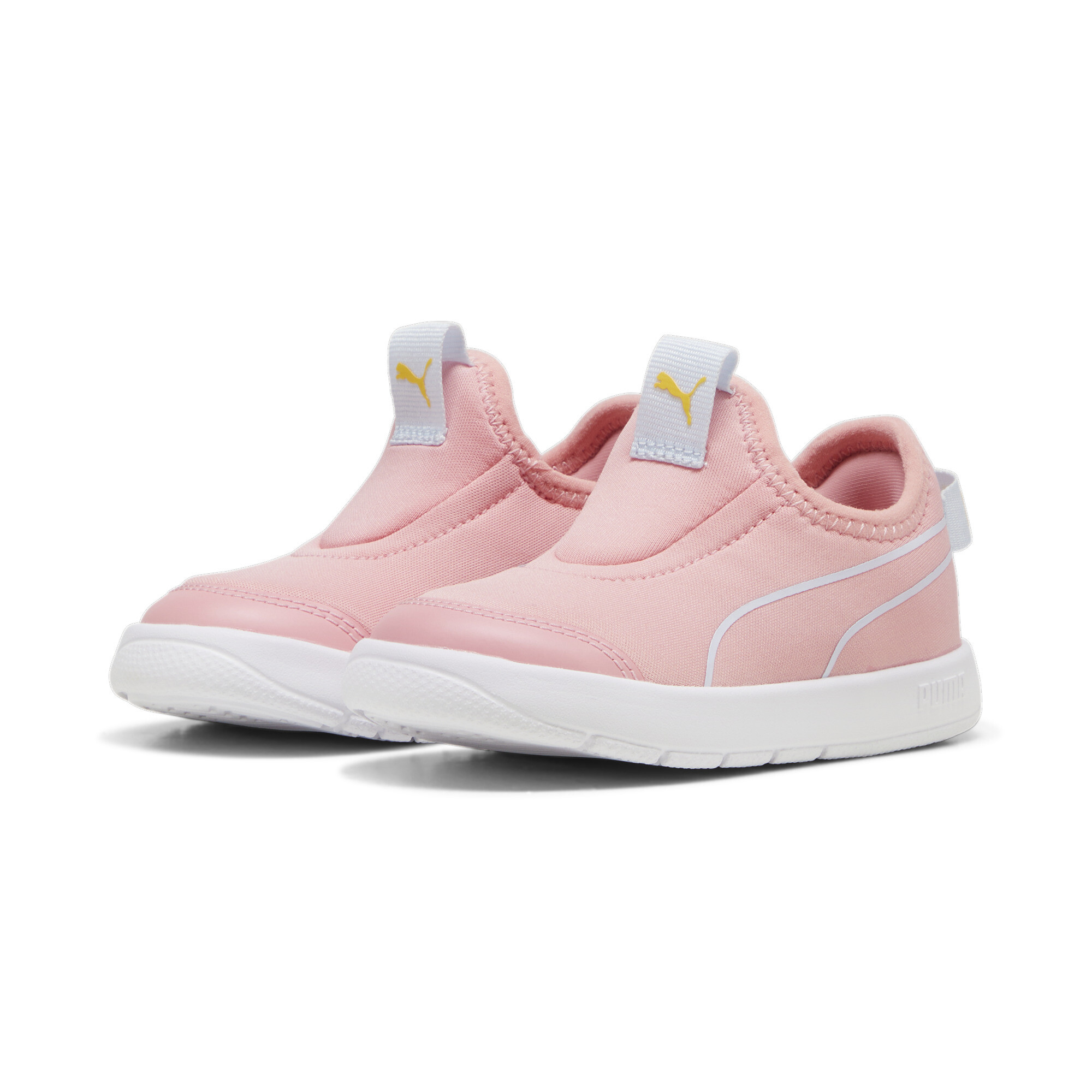 Puma Courtflex V3 Slip On Sneakers Toddlers, Pink, Size 22, Shoes