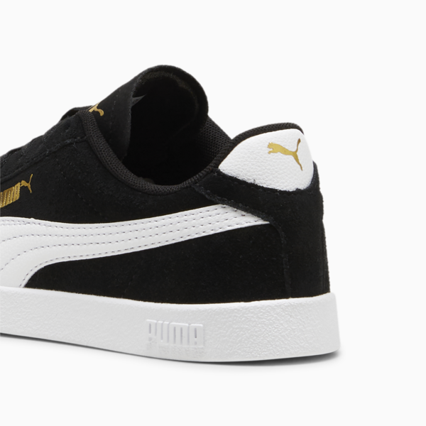 PUMA Club II Sneakers Youth, PUMA Black-PUMA White-PUMA Gold, large-ZAF