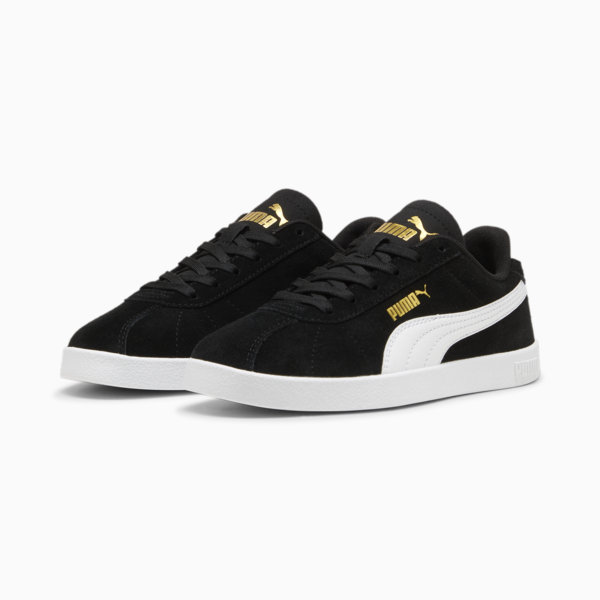 PUMA Club II Sneakers Youth, PUMA Black-PUMA White-PUMA Gold, large-ZAF