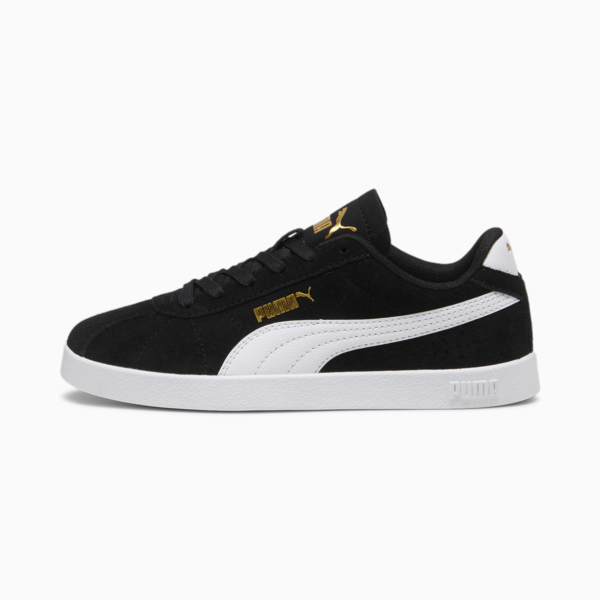 PUMA Club II Sneakers Youth, PUMA Black-PUMA White-PUMA Gold, large-ZAF