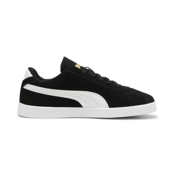 PUMA Club II Sneakers Youth, PUMA Black-PUMA White-PUMA Gold, large-ZAF