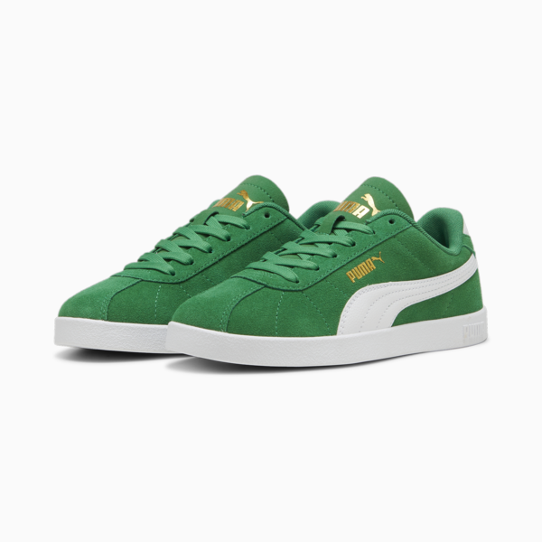PUMA Club II Sneakers Youth, Archive Green-PUMA White-PUMA Gold, large-ZAF
