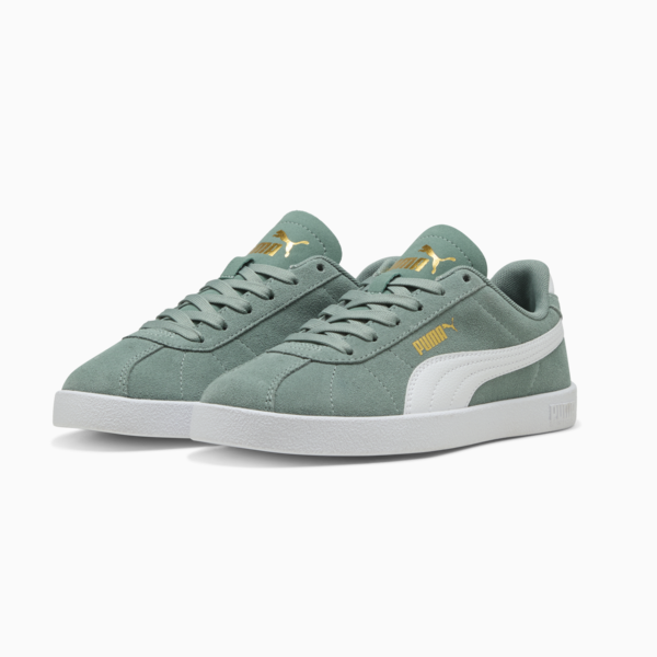 PUMA Club II Sneakers Youth, Green Moon-PUMA White, large-ZAF