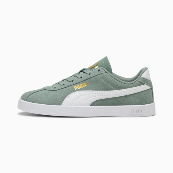 PUMA Club II Sneakers Youth, Green Moon-PUMA White, large-ZAF