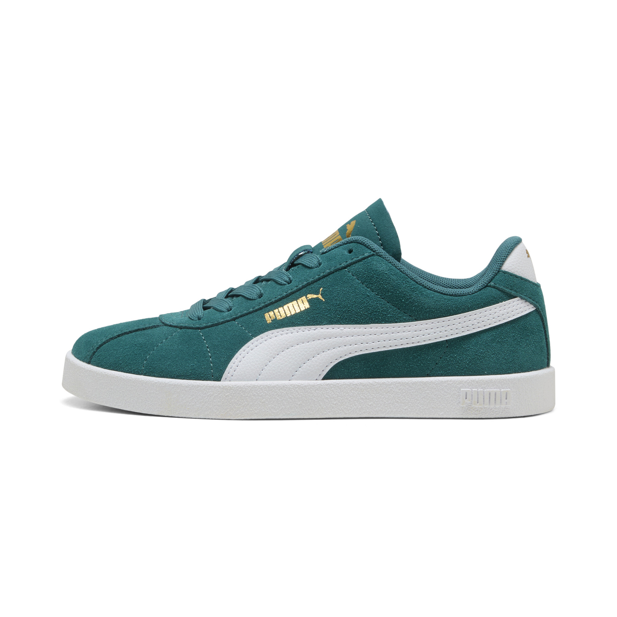 PUMA Club II Big Kids' Sneakers in Green, Size 6
