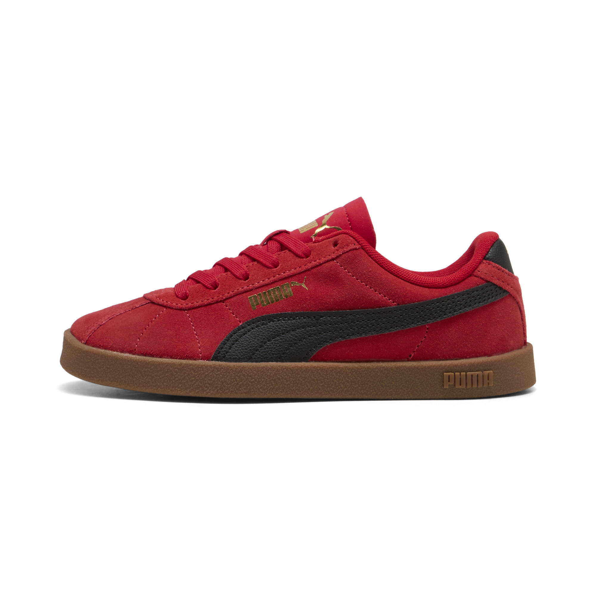 PUMA Club II Big Kids' Sneakers in Red, Size 5.5