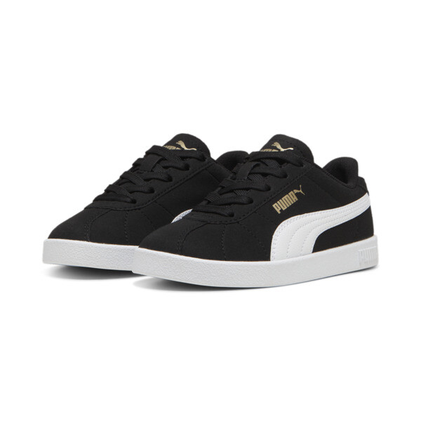 PUMA Club II Sneakers Kids, PUMA Black-PUMA White-PUMA Gold, large-ZAF