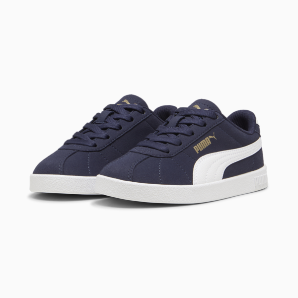 PUMA Club II Sneakers Kids, PUMA Navy-PUMA White-PUMA Gold, large-ZAF