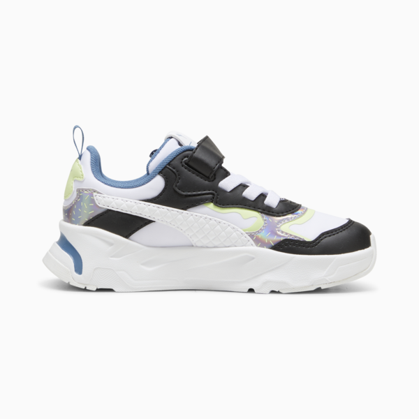 PUMA x TROLLS Trinity Sneakers Kids, PUMA White-PUMA Black-Cool Cucumber, large-ZAF
