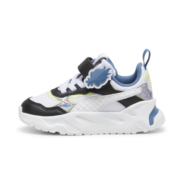 Puma Babies' X Trolls Trinity Toddlers' Sneakers In White- Black-cool Cucumber