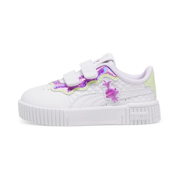 Puma Babies' X Trolls Carina 2.0 Toddlers' Sneakers In White-mauved Out-cool Cucumber
