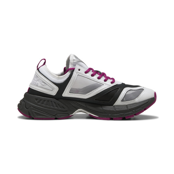 PUMA x MÁS TIEMPO Velophasis NU Sneakers, Feather Gray-PUMA Black-Magenta Gleam, large-ZAF