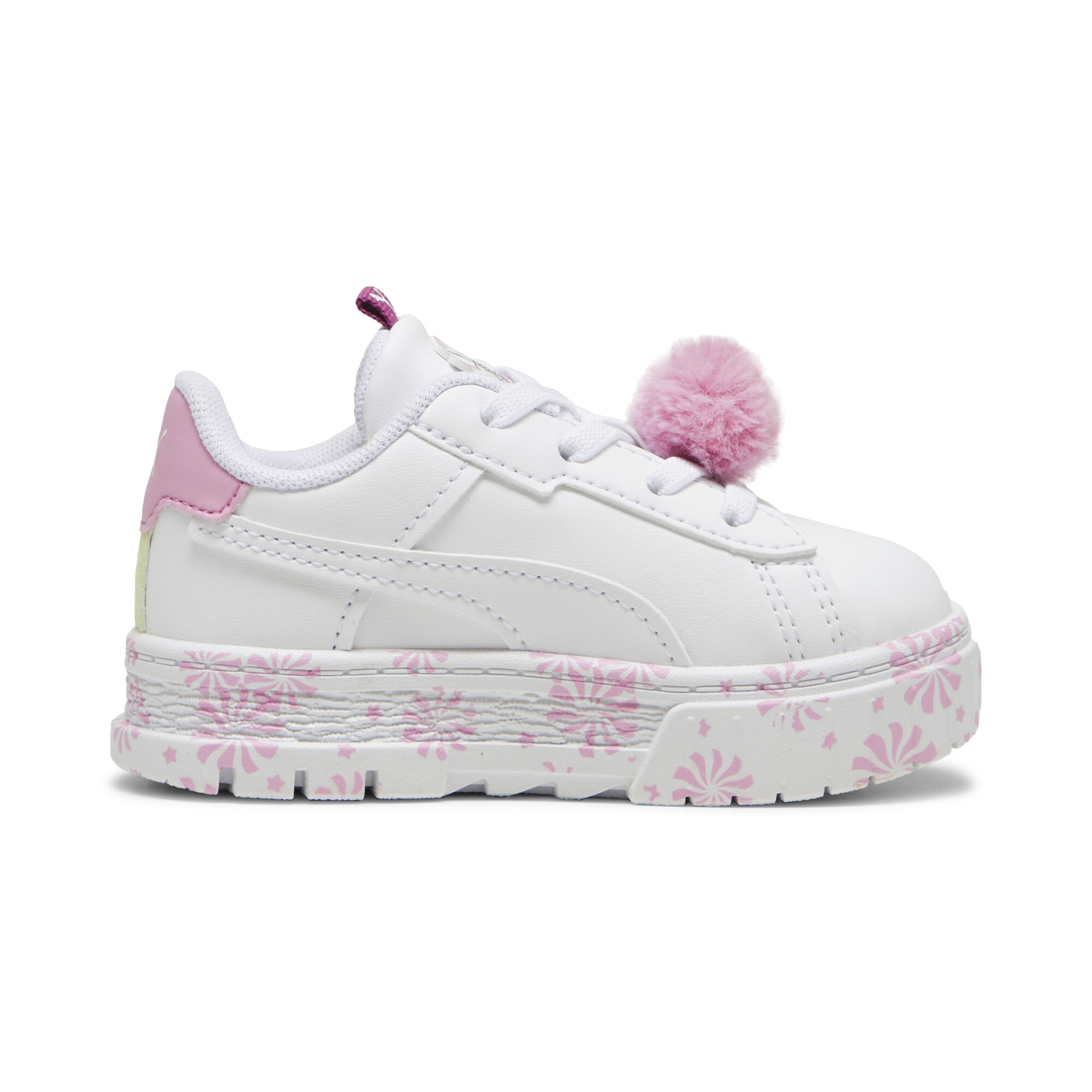 Kids' PUMA Mayze Crashed Trolls 2 Sneakers Toddler In White, Size EU 25