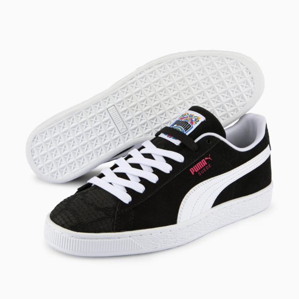 Zapatillas Suede "MIS RAICES", PUMA Black-PUMA White-Clementine-Racing Blue, large-ARG